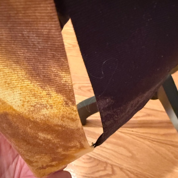 White House Black Market Black and Yellow Floral Midi Dress with belt V N NWOT - Picture 11 of 16